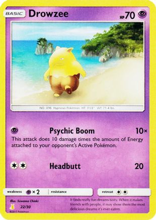 Drowzee (22/30) [SM Trainer Kit Lycanroc & Alolan Raichu] - Common