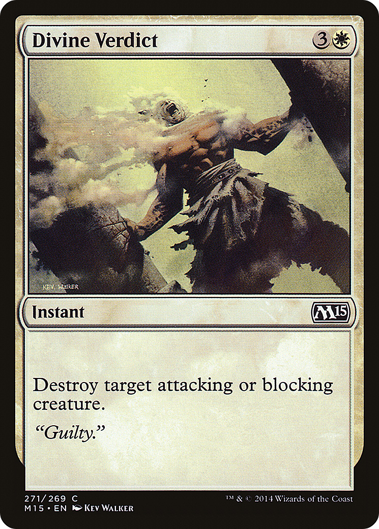 Divine Verdict (M15-271) [Magic 2015]