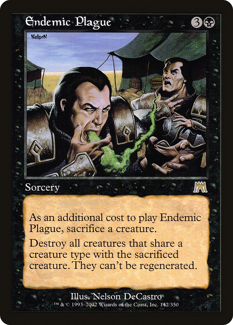 Endemic Plague (ONS-142) [Onslaught] Foil