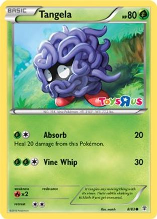 Tangela (Toys R Us Promo) (008/083) [Miscellaneous Cards & Products] Holofoil - Promo