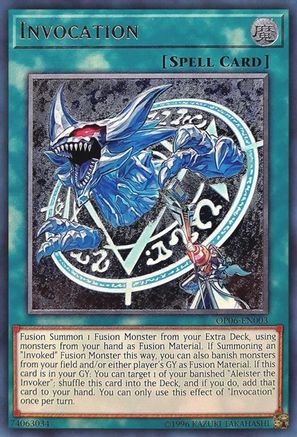 Invocation (Ultimate Rare) (OP06-EN003) - OTS Tournament Pack 6 Unlimited