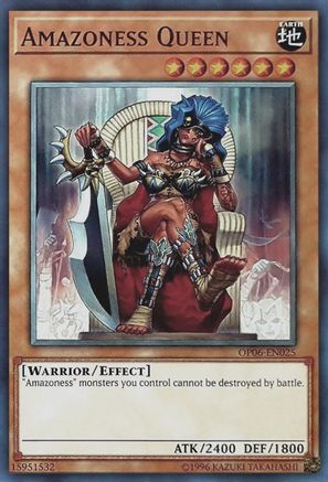 Amazoness Queen (Common) (OP06-EN025) - OTS Tournament Pack 6 Unlimited