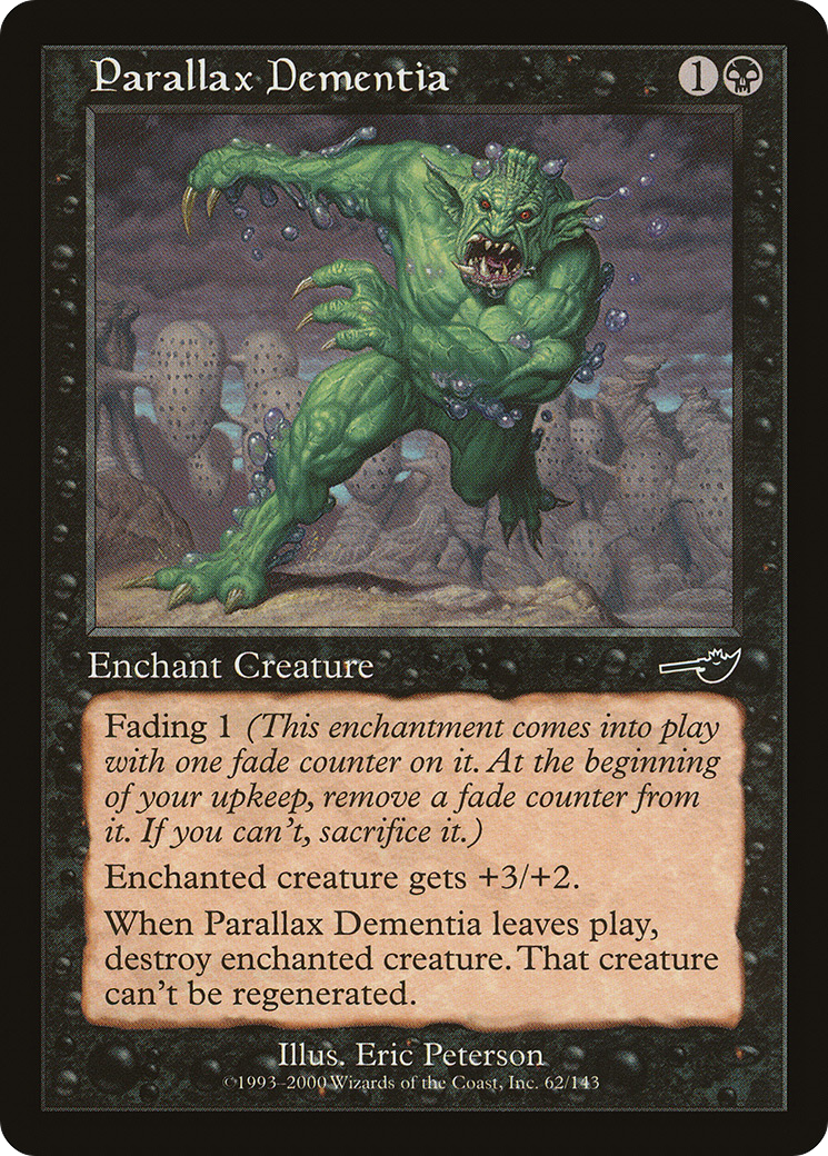 Parallax Dementia (NMS-062) [Nemesis] Foil