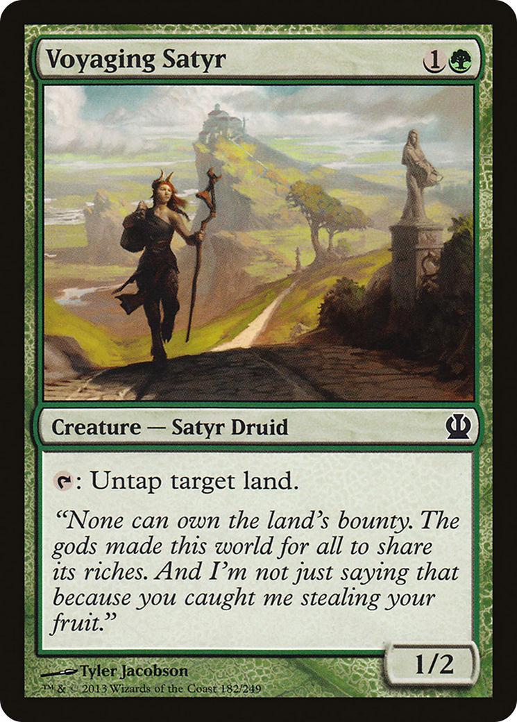 Voyaging Satyr (THS-182) [Theros]