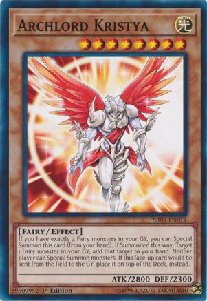 Archlord Kristya (Common) (SR05-EN011) - Structure Deck: Wave of Light 1st Edition