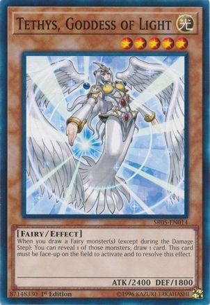 Tethys, Goddess of Light (Common) (SR05-EN014) - Structure Deck: Wave of Light 1st Edition