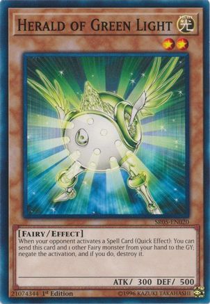 Herald of Green Light (Common) (SR05-EN020) - Structure Deck: Wave of Light 1st Edition