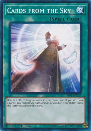 Cards from the Sky (Common) (SR05-EN027) - Structure Deck: Wave of Light 1st Edition