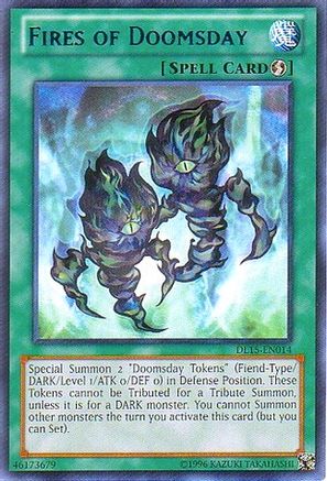 Fires of Doomsday (Blue) (Rare) (DL15-EN014) - Duelist League Promo Unlimited