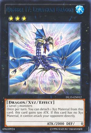 Number 17: Leviathan Dragon (Blue) (Rare) (DL15-EN012) - Duelist League Promo Unlimited