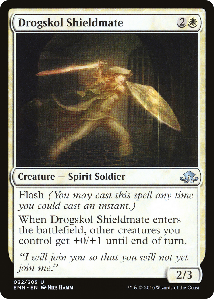 Drogskol Shieldmate (EMN-022) [Eldritch Moon]