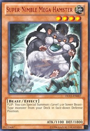 Super-Nimble Mega Hamster (Red) (Rare) (DL15-EN007) - Duelist League Promo Unlimited