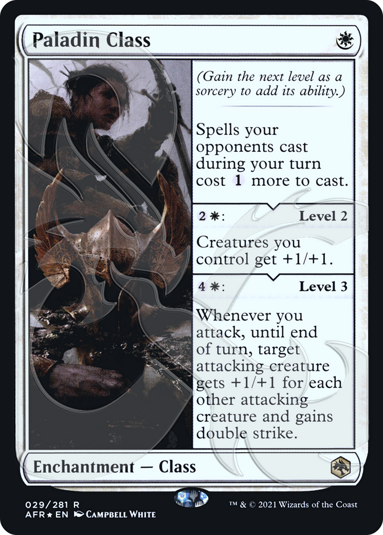 Paladin Class (AFR&-029) [Adventures in the Forgotten Realms Promos] Foil