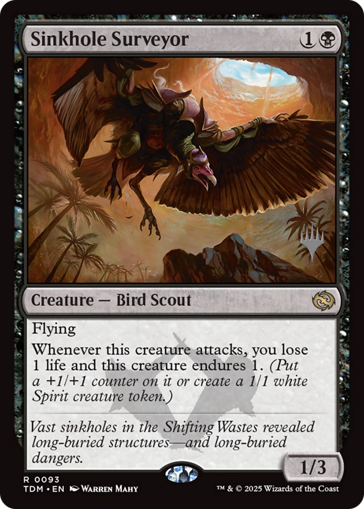 Sinkhole Surveyor (PPTDM-093) [Promo Pack: Tarkir: Dragonstorm] Foil