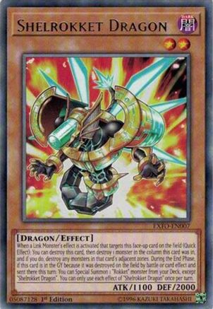 Shelrokket Dragon (Rare) (EXFO-EN007) - Extreme Force 1st Edition