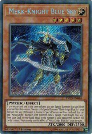 Mekk-Knight Blue Sky (Secret Rare) (EXFO-EN014) - Extreme Force 1st Edition