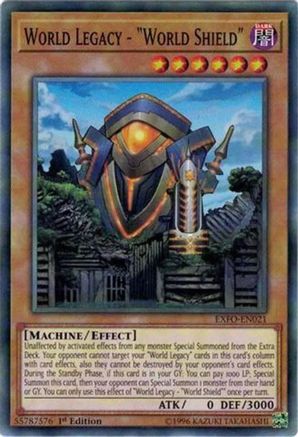 World Legacy - "World Shield" (Common) (EXFO-EN021) - Extreme Force 1st Edition