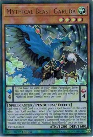 Mythical Beast Garuda (Ultra Rare) (EXFO-EN023) - Extreme Force 1st Edition