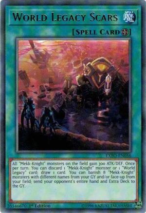 World Legacy Scars (Rare) (EXFO-EN056) - Extreme Force 1st Edition