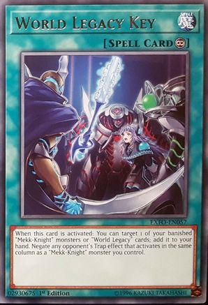 World Legacy Key (Rare) (EXFO-EN057) - Extreme Force Unlimited