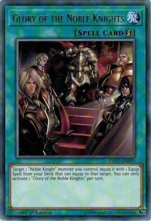 Glory of the Noble Knights (Rare) (EXFO-EN059) - Extreme Force 1st Edition