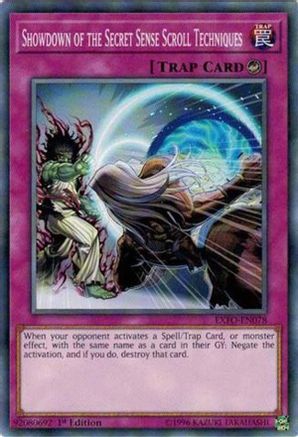 Showdown of the Secret Sense Scroll Techniques (Common) (EXFO-EN078) - Extreme Force Unlimited