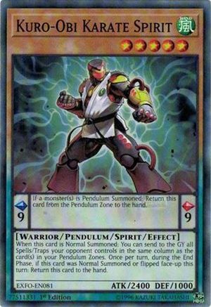 Kuro-Obi Karate Spirit (Common) (EXFO-EN081) - Extreme Force 1st Edition