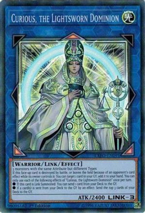 Curious, the Lightsworn Dominion (Super Rare) (EXFO-EN091) - Extreme Force Unlimited