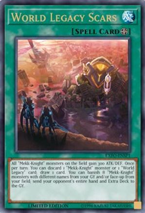 World Legacy Scars (EXFO-ENSP1) (Ultra Rare) (EXFO-ENSP1) - Extreme Force Limited