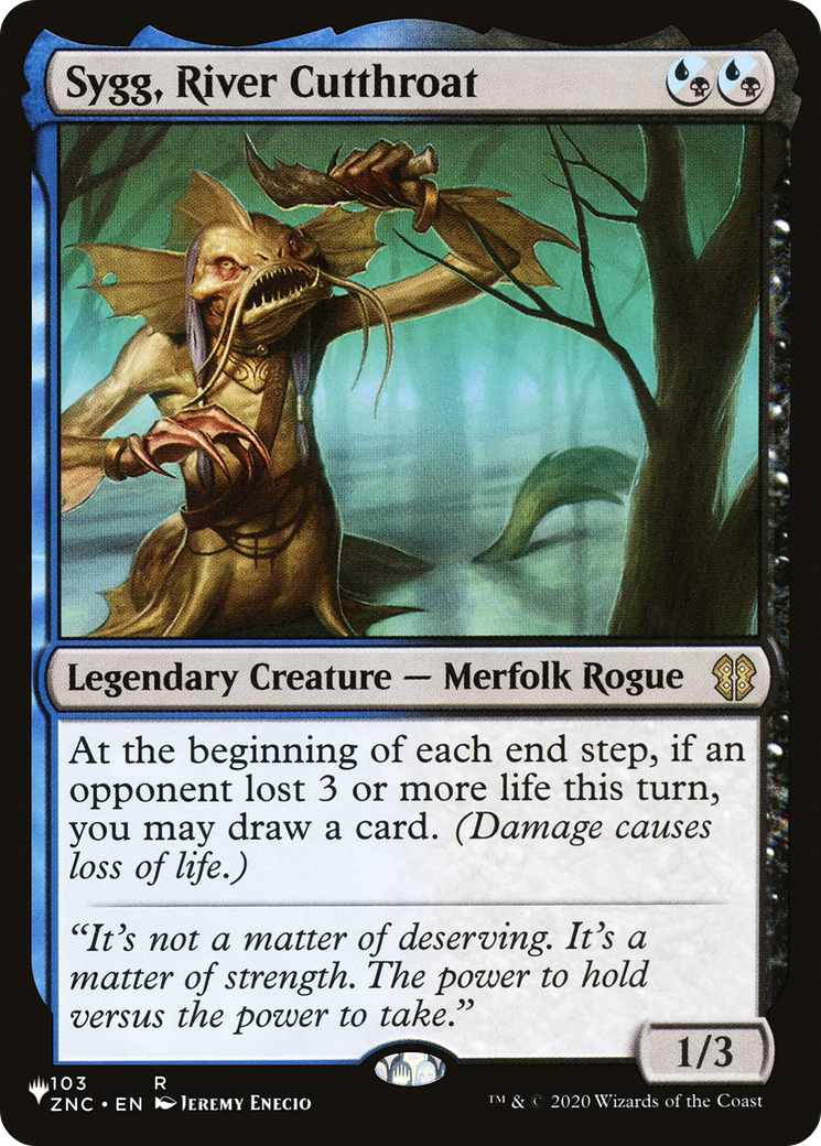Sygg, River Cutthroat (LIST-103) [The List]