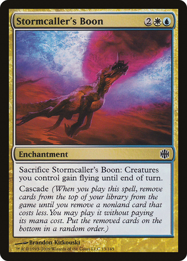 Stormcaller's Boon (ARB-013) [Alara Reborn] Foil