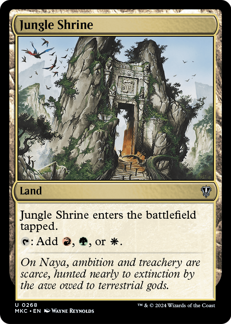 Jungle Shrine (MKC-268) [Murders at Karlov Manor Commander]
