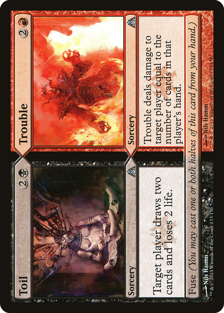 Toil // Trouble (DGM-133) [Dragon's Maze] Foil