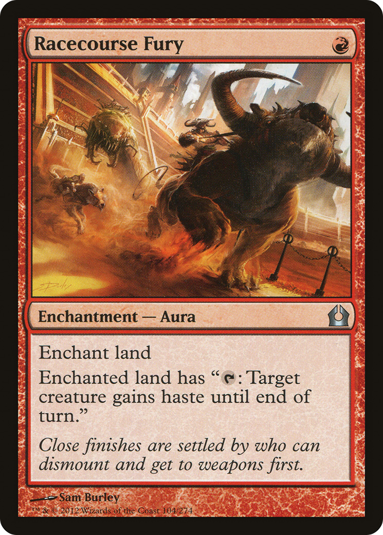 Racecourse Fury (RTR-104) [Return to Ravnica]