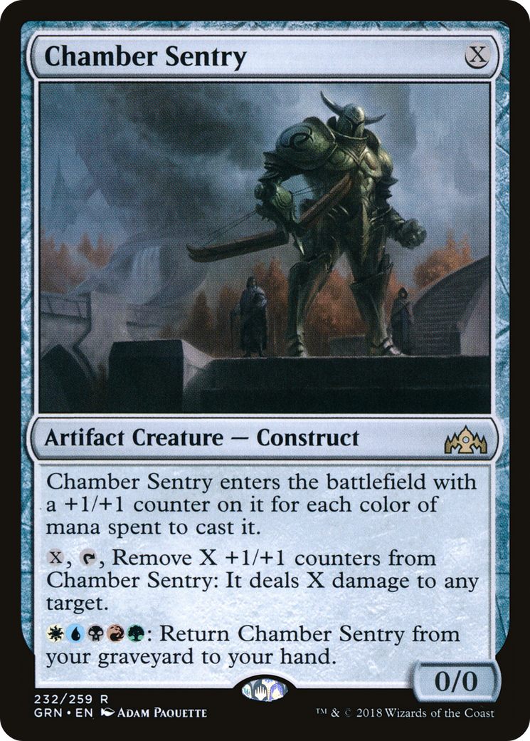Chamber Sentry (GRN-232) [Guilds of Ravnica]