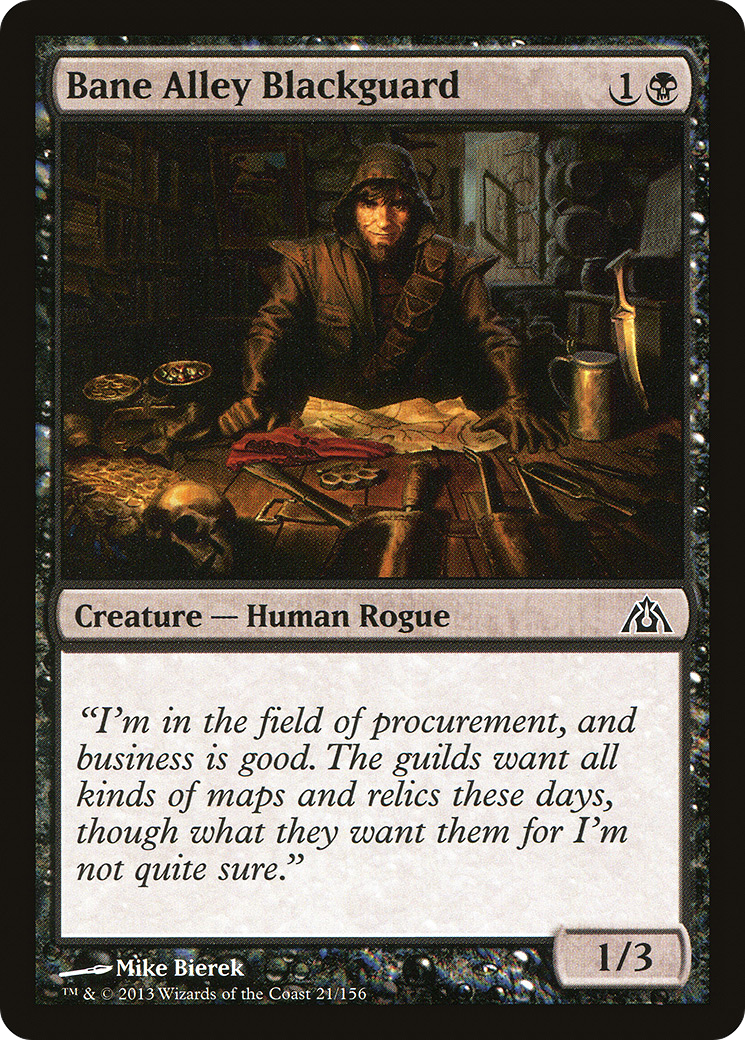 Bane Alley Blackguard (DGM-021) [Dragon's Maze]