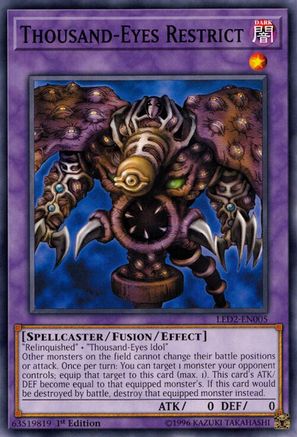 Thousand-Eyes Restrict (Common) (LED2-EN005) - Legendary Duelists: Ancient Millennium 1st Edition
