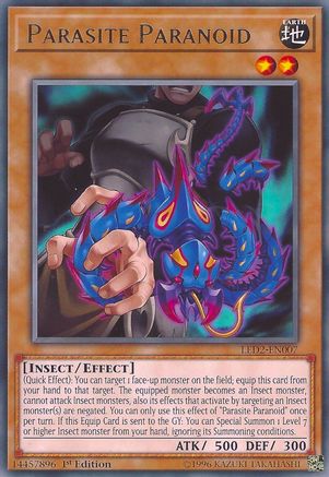 Parasite Paranoid (Rare) (LED2-EN007) - Legendary Duelists: Ancient Millennium 1st Edition
