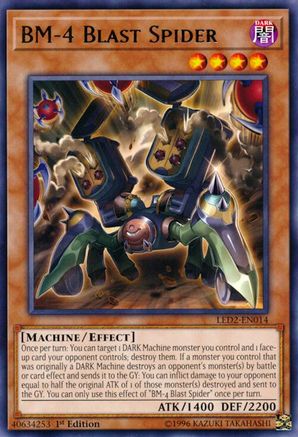 BM-4 Blast Spider (Rare) (LED2-EN014) - Legendary Duelists: Ancient Millennium 1st Edition