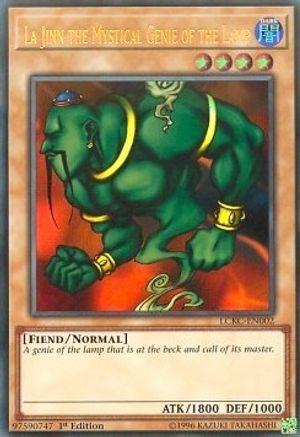La Jinn the Mystical Genie of the Lamp (Ultra Rare) (LCKC-EN002) - Legendary Collection Kaiba Unlimited