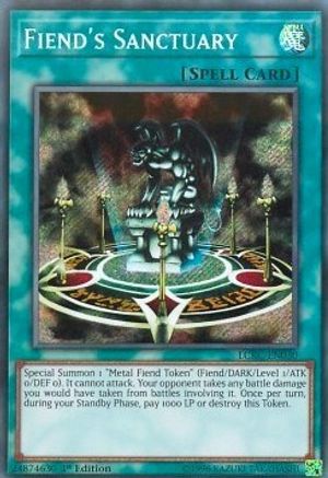 Fiend's Sanctuary (Secret Rare) (LCKC-EN030) - Legendary Collection Kaiba 1st Edition