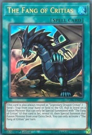 The Fang of Critias (Ultra Rare) (LCKC-EN037) - Legendary Collection Kaiba Unlimited