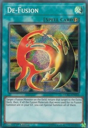De-Fusion (Secret Rare) (LCKC-EN044) - Legendary Collection Kaiba 1st Edition