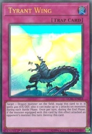 Tyrant Wing (Ultra Rare) (LCKC-EN054) - Legendary Collection Kaiba 1st Edition