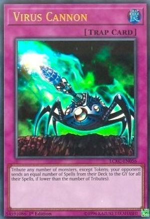 Virus Cannon (Ultra Rare) (LCKC-EN056) - Legendary Collection Kaiba 1st Edition