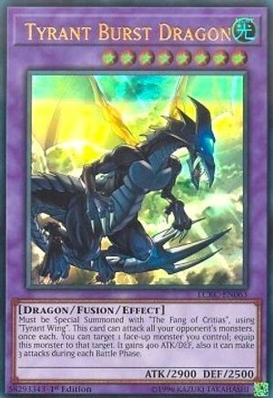 Tyrant Burst Dragon (Ultra Rare) (LCKC-EN063) - Legendary Collection Kaiba 1st Edition