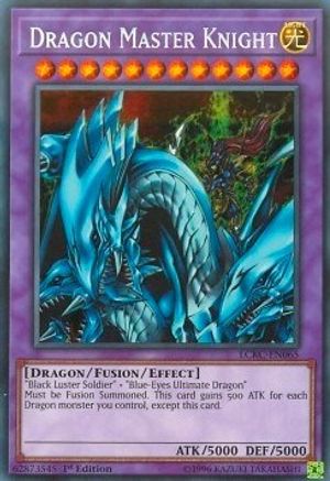 Dragon Master Knight (Secret Rare) (LCKC-EN065) - Legendary Collection Kaiba 1st Edition