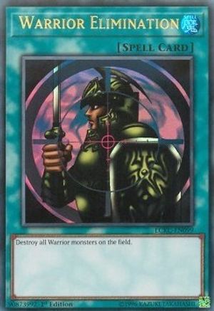 Warrior Elimination (Ultra Rare) (LCKC-EN099) - Legendary Collection Kaiba 1st Edition