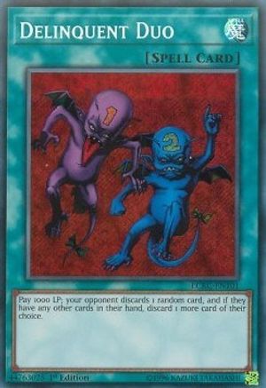 Delinquent Duo (Secret Rare) (LCKC-EN101) - Legendary Collection Kaiba 1st Edition