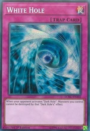 White Hole (Secret Rare) (LCKC-EN102) - Legendary Collection Kaiba 1st Edition